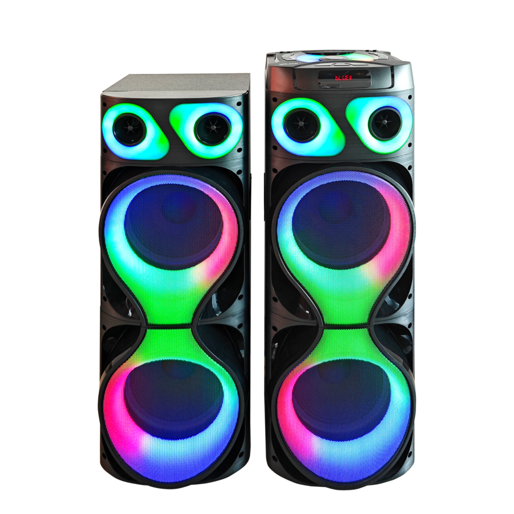 اسپیکر آر تی سی Dj دوقلو ۲۰۰ وات چهار ساب ۱۲ اینچ beat box مدلBX۴-1203